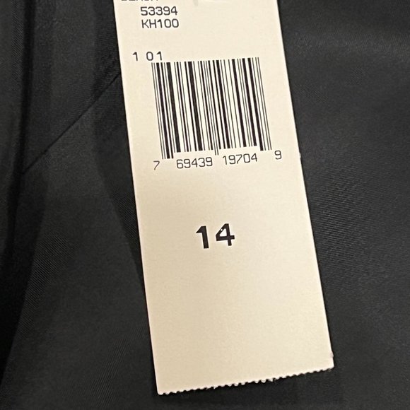 Evan Picone Sleeveless Maxi Dress, NWT, Black, 14 - Picture 5 of 11